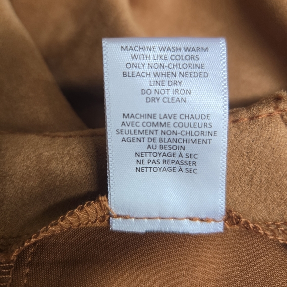 Tinseltown Tan Suede Mini Skirt.Size S - Picture 8 of 11